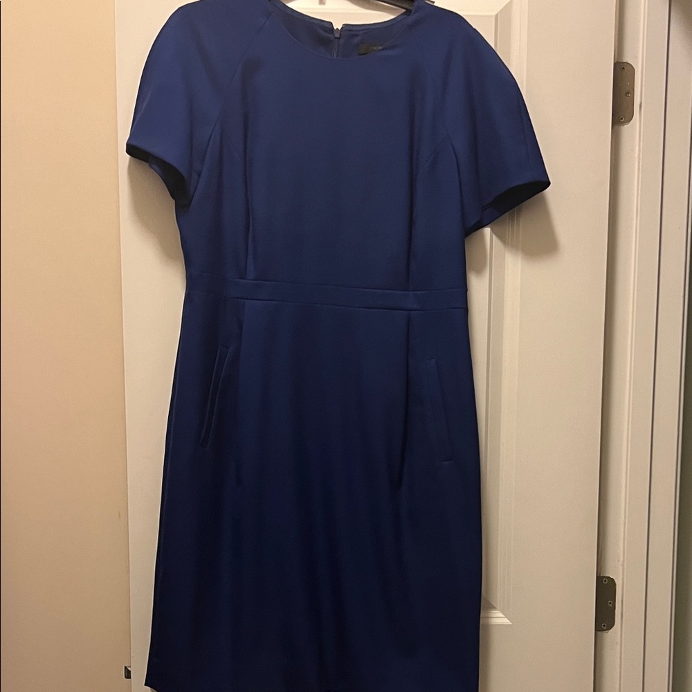 Elegant Royal Blue Women's Dress by JCrew. Perfect for work and out on the town